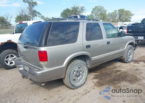2002 Chevrolet Blazer Ls from USA, damaged, VIN 1GNDT13W92K231525